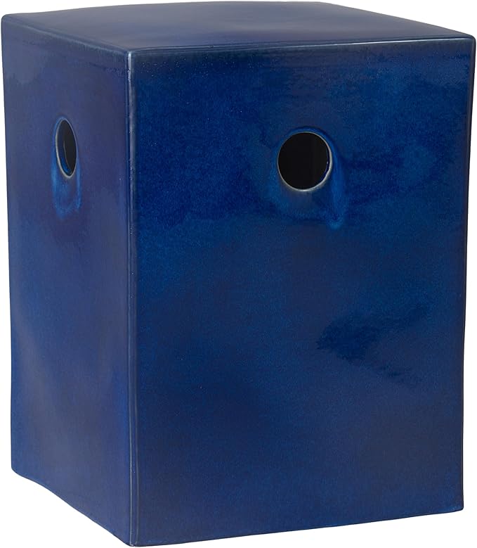EMISSARY BLUE SQUARE STOOL/TABLE