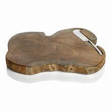 ZODAX/WOOD SLICE CHEESE BOARD