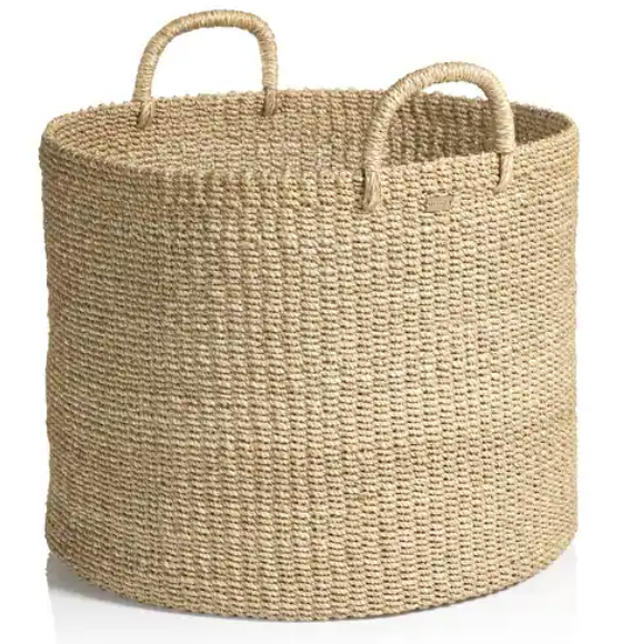 Lucena Abaca Round Basket