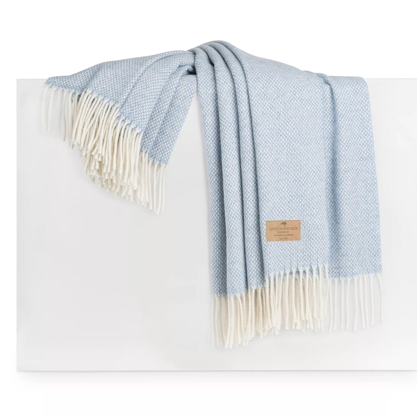 LANDS DOWNUNDER JUNO CASHMERE AND WOOL THROW