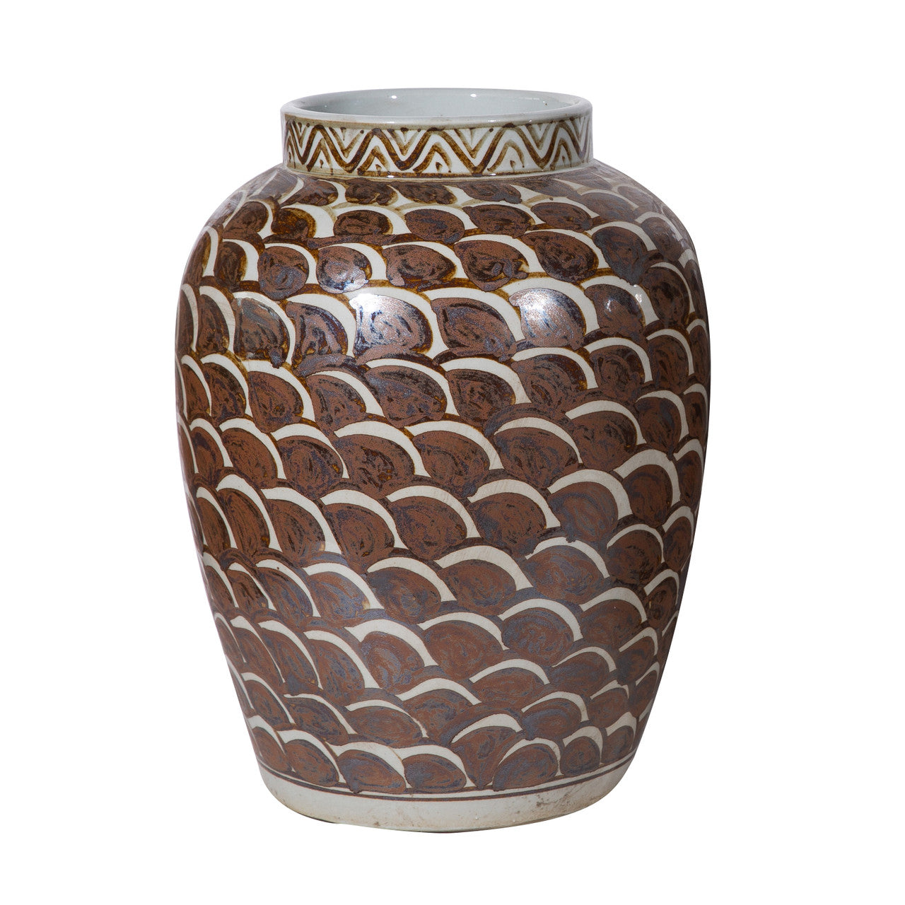 RUSTY BROWN FISHTAIL JAR