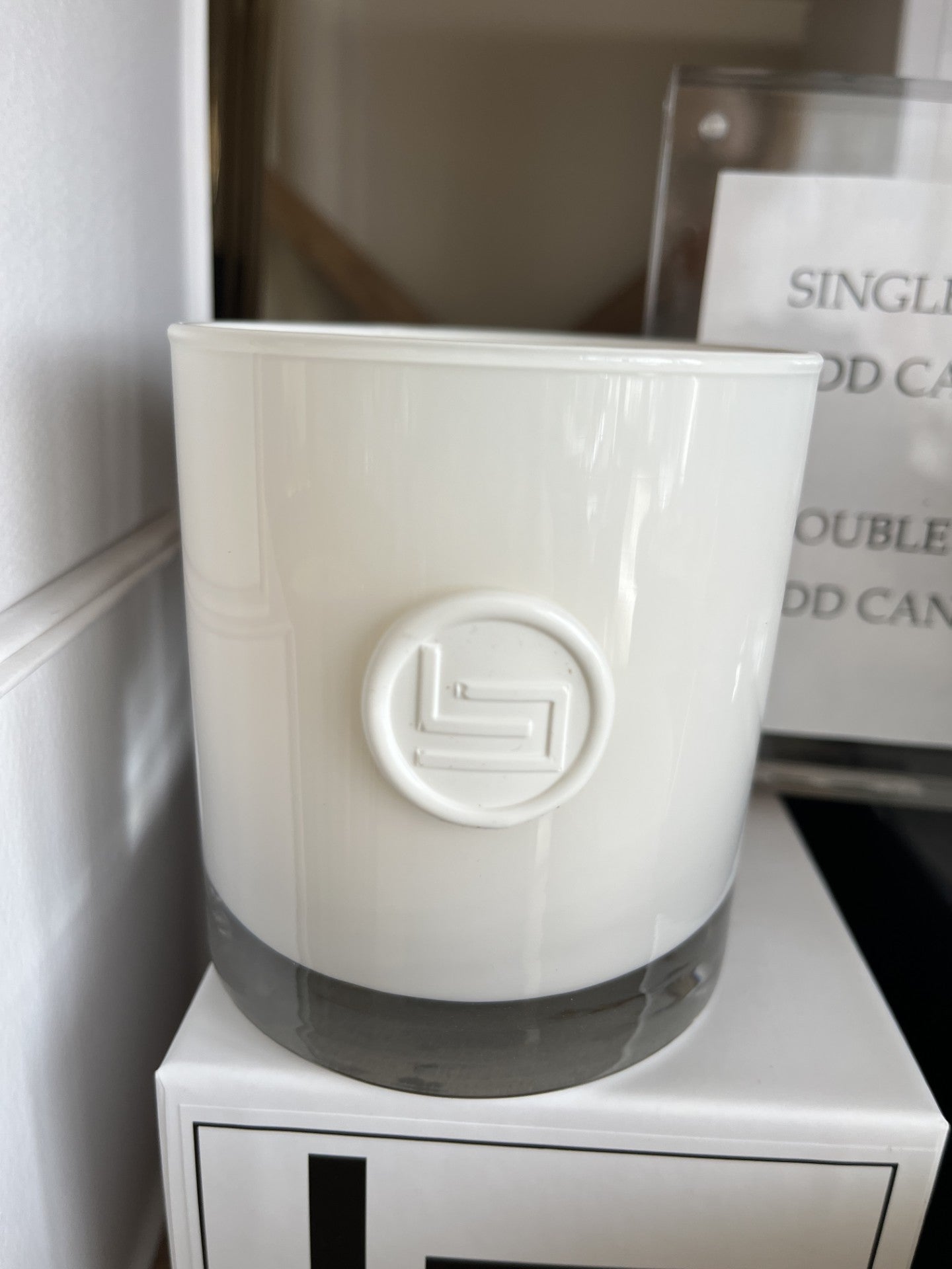 LDD CUSTOM CANDLE WHITE/ SMALL