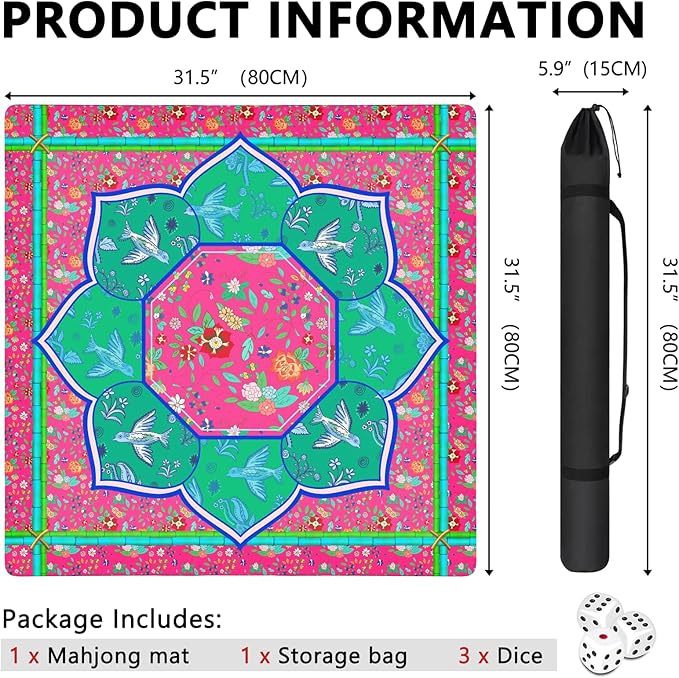 OH MY MAHJONG MAT IN BAG/ ENCHANTED