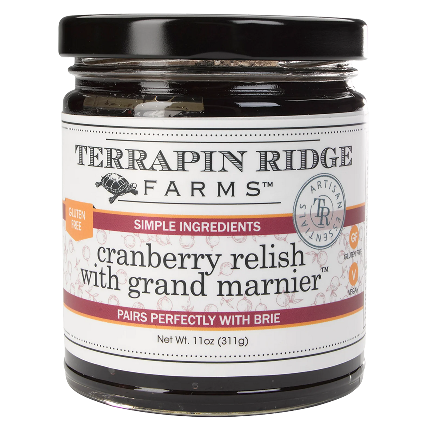 TR FARMS/ CRANBERRY RELISH WITH GRAND MARNIER