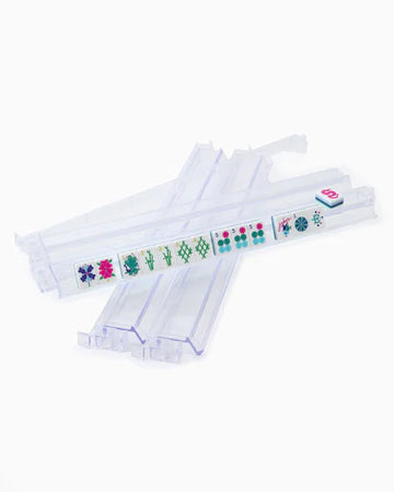OH MY MAHJONG RACKS AND PUSHERS/ CLEAR