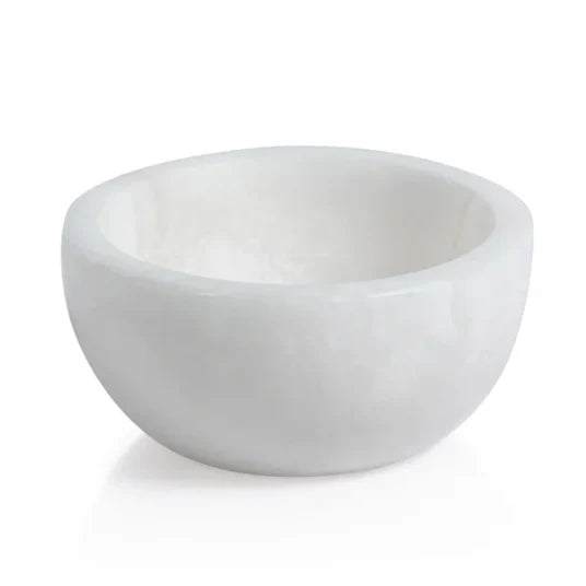 ZODAX MULTISERVE ALABASTER BOWL-WHITE/SMALL