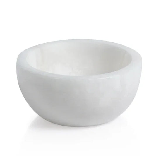 ZODAX MULTISERVE ALABASTER BOWL-WHITE/SMALL