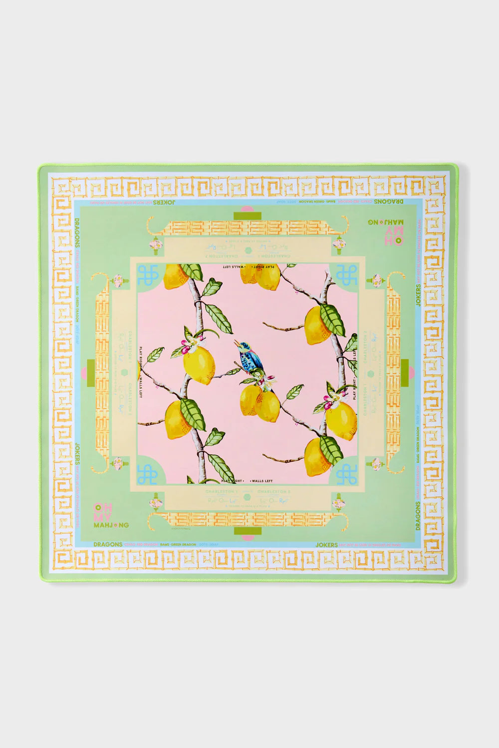 OH MY MAHJONG MAT IN BAG/ CITRUS SONGBIRD