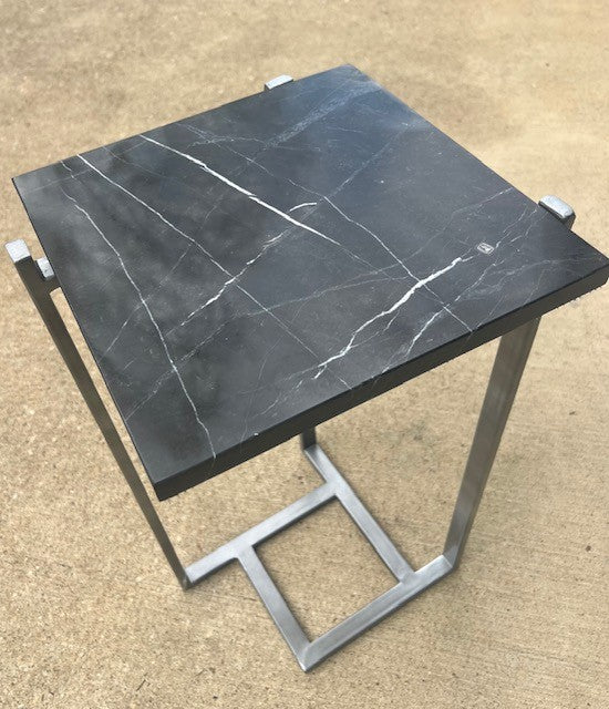 Drink Table with Black Marble