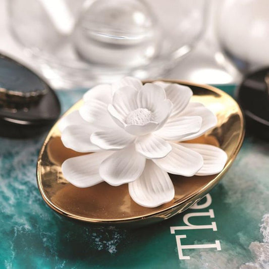 ZODAX PORCELAIN FLOWER DIFFUSER PLUS OIL
