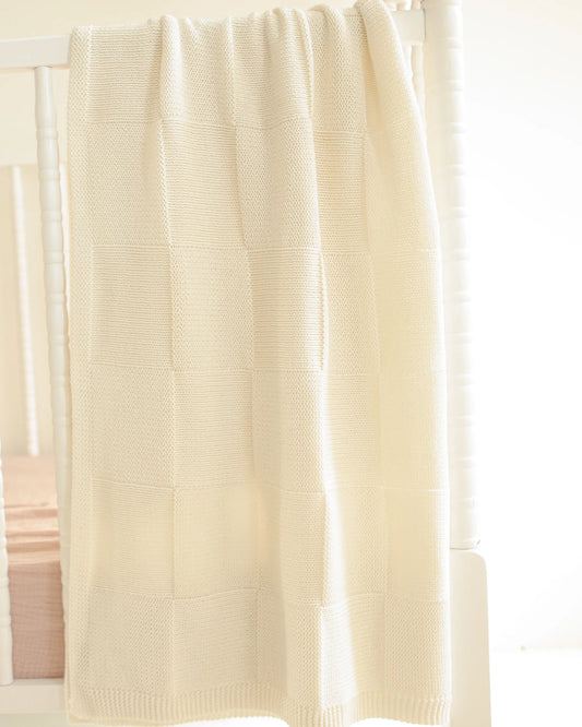 ALASHAN CASHMERE BABY BLANKET-WHITE
