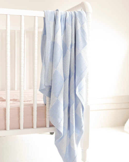Alashan Charlie BABY BLANKET-WEEKEND BLUE