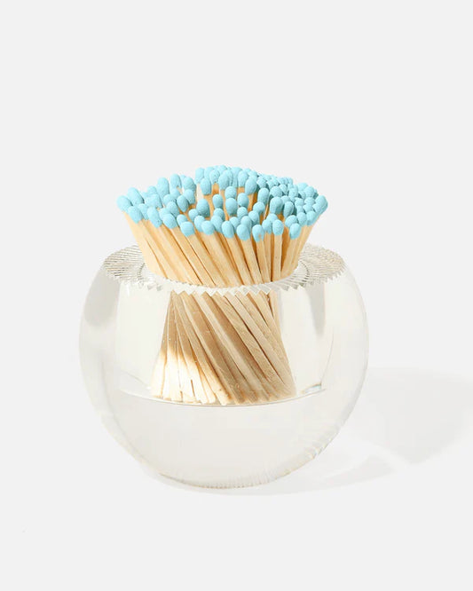 TART ROUND STRIKER MATCHES LIGHT BLUE