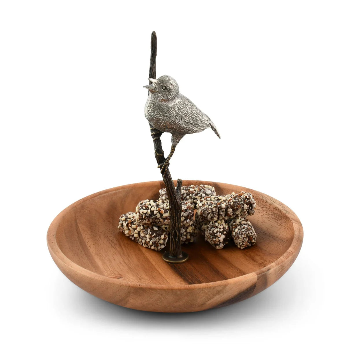 BIRD AND WOOD BOWL